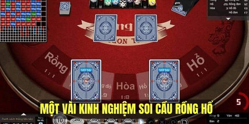 Một vài kinh nghiệm soi cầu hiệu quả khi chơi Rồng Hổ